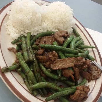Sky Cafe - Beef Strings Beans Over Rice - Chinese Near Me - Daly City, California Sky Cafe - Beef Strings Beans Over Rice - Chinese Near Me - Daly City, California