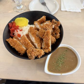Genki Kitchen - Curry Chicken Katsu Don subbed curry with gravy - Japanese Near Me - Sacramento, California Genki Kitchen - Curry Chicken Katsu Don subbed curry with gravy - Japanese Near Me - Sacramento, California