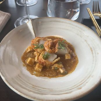 Ram & Rooster - Scallop tempura- awesome! - New American Near Me - Metuchen, New Jersey
