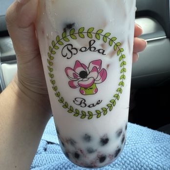 Boba Bae - Pink moon with tapioca boba - Bubble Tea Near Me - Green Bay, Wisconsin Boba Bae - Pink moon with tapioca boba - Bubble Tea Near Me - Green Bay, Wisconsin