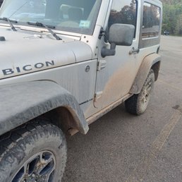 My muddy Jeep