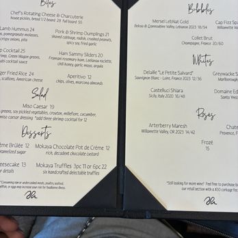 The Lark - Menu - Wine Bars Near Me - Ada, Michigan The Lark - Menu - Wine Bars Near Me - Ada, Michigan