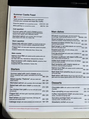 Menu photo 1 Kuchyň Praha 1, PR