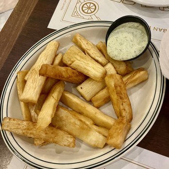 La Carreta - Miramar - Yuca Fries with Cilantro Aioli - Cuban Near Me - Miramar, Florida La Carreta - Miramar - Yuca Fries with Cilantro Aioli - Cuban Near Me - Miramar, Florida