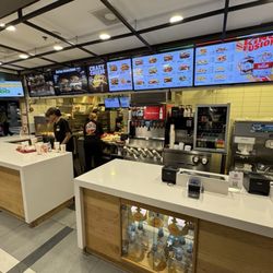 Burger King - Order area and menu