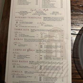 Bolero Restaurante - Wine list (1/2) - Tapas/Small Plates Near Me - Temecula, California Bolero Restaurante - Wine list (1/2) - Tapas/Small Plates Near Me - Temecula, California