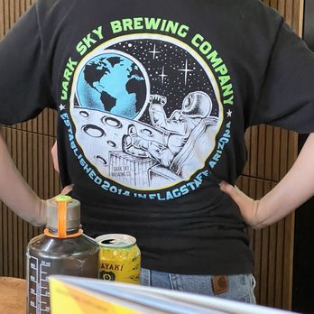 Dark Sky Brewing - A logo shirt - Breweries Near Me - Flagstaff, Arizona