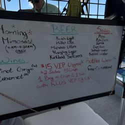 Siesta Key Watersports - Bar selection