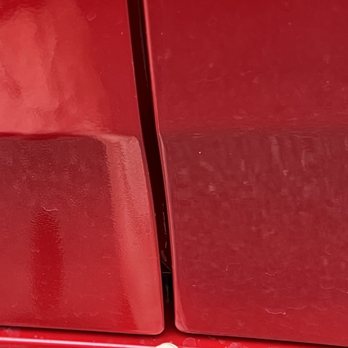 Caliber Collision - Paint finish detail. The front door has a very wriggly finish. - Body Shops Near Me - Mission Viejo, California