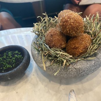 Podmore - Quail Scotch Eggs with the most delicious dip! - Cocktail Bars Near Me - Honolulu, Hawaii Podmore - Quail Scotch Eggs with the most delicious dip! - Cocktail Bars Near Me - Honolulu, Hawaii