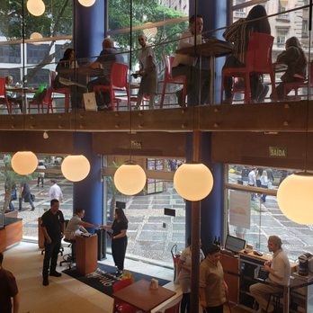 Casa Mathilde - View of upper floor with a view and lower cash register and entrance. - Desserts Near Me - São Paulo, SP