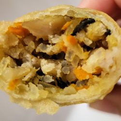 Pho 24 - Inside the fried rolls