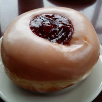 Top Pot Doughnuts - Raspberry filled - Donuts Near Me - Bellevue, Washington Top Pot Doughnuts - Raspberry filled - Donuts Near Me - Bellevue, Washington