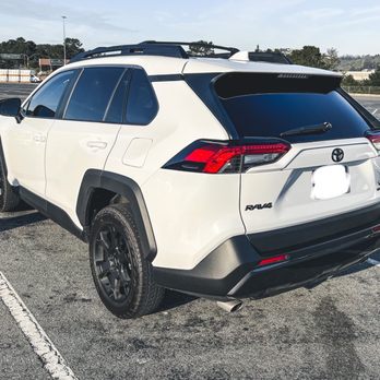 YS Window Tinting - 2021 RAV4 TRD off road with 30% fronts and 5% rears - Car Window Tinting Near Me - Santa Clara, California YS Window Tinting - 2021 RAV4 TRD off road with 30% fronts and 5% rears - Car Window Tinting Near Me - Santa Clara, California