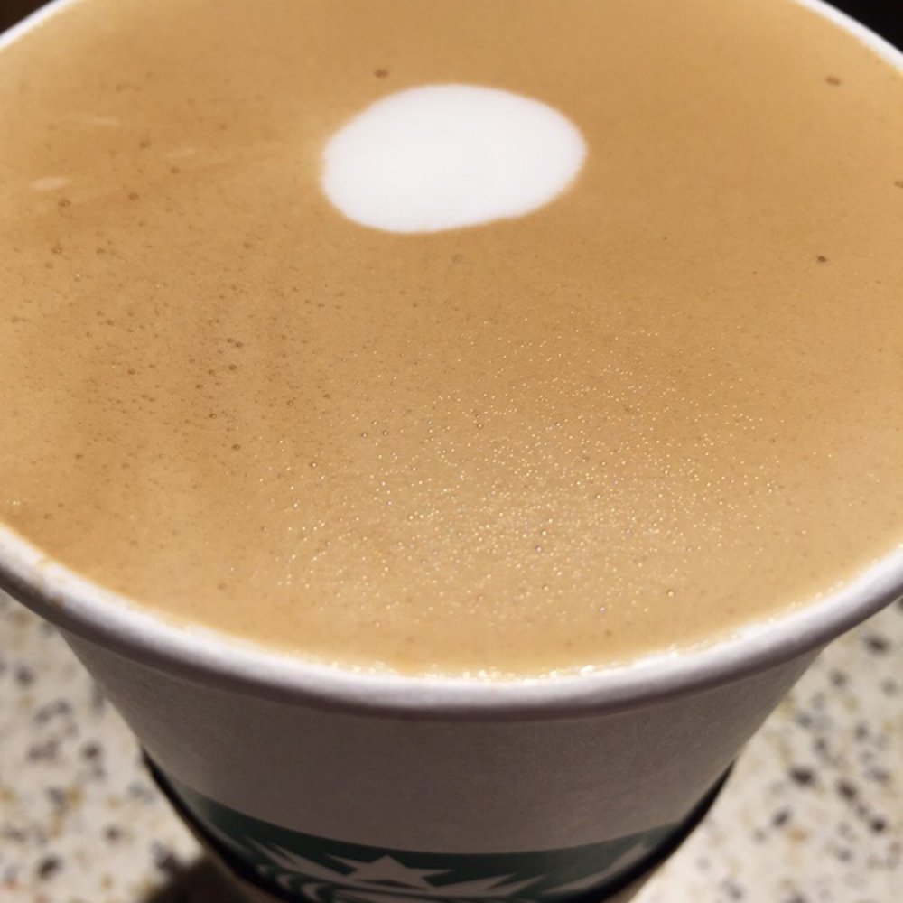 Starbucks - Beautiful flat white!! - Coffee & Tea Near Me - Mississauga, Ontario