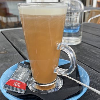 Jacob's Ladder Restaurant - My Irish Coffee with lemon & biscuit - Irish Near Me - Cobh, Colorado