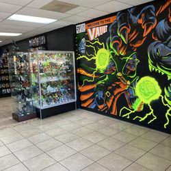 The Vault - Browse our cases while appreciating our mural!
