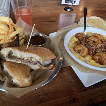 Rudy's Pub & Grill - The dip and shrimp and grits - American Near Me - Apex, North Carolina
