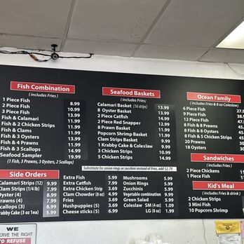 Ocean Fish & Chips - menu prices as of July 2024 ^_^ worth every penny - Fish & Chips Near Me - Sacramento, California