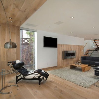 Photo of Greenhome Solutions - Seattle, WA, US. Tesoro Woods White Oak FSC Hardwood Flooring in Straw