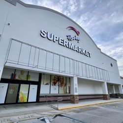 Flamingo Supermarket - GASP!!! Their sign is UP!!! Opening soon??? I've lived here for 5 years and each year it's "Coming Soon"...