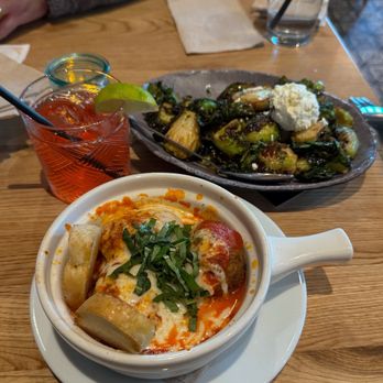 The State - Happy hour Meatballs & Brussel sprouts - American Near Me - Riverside, California