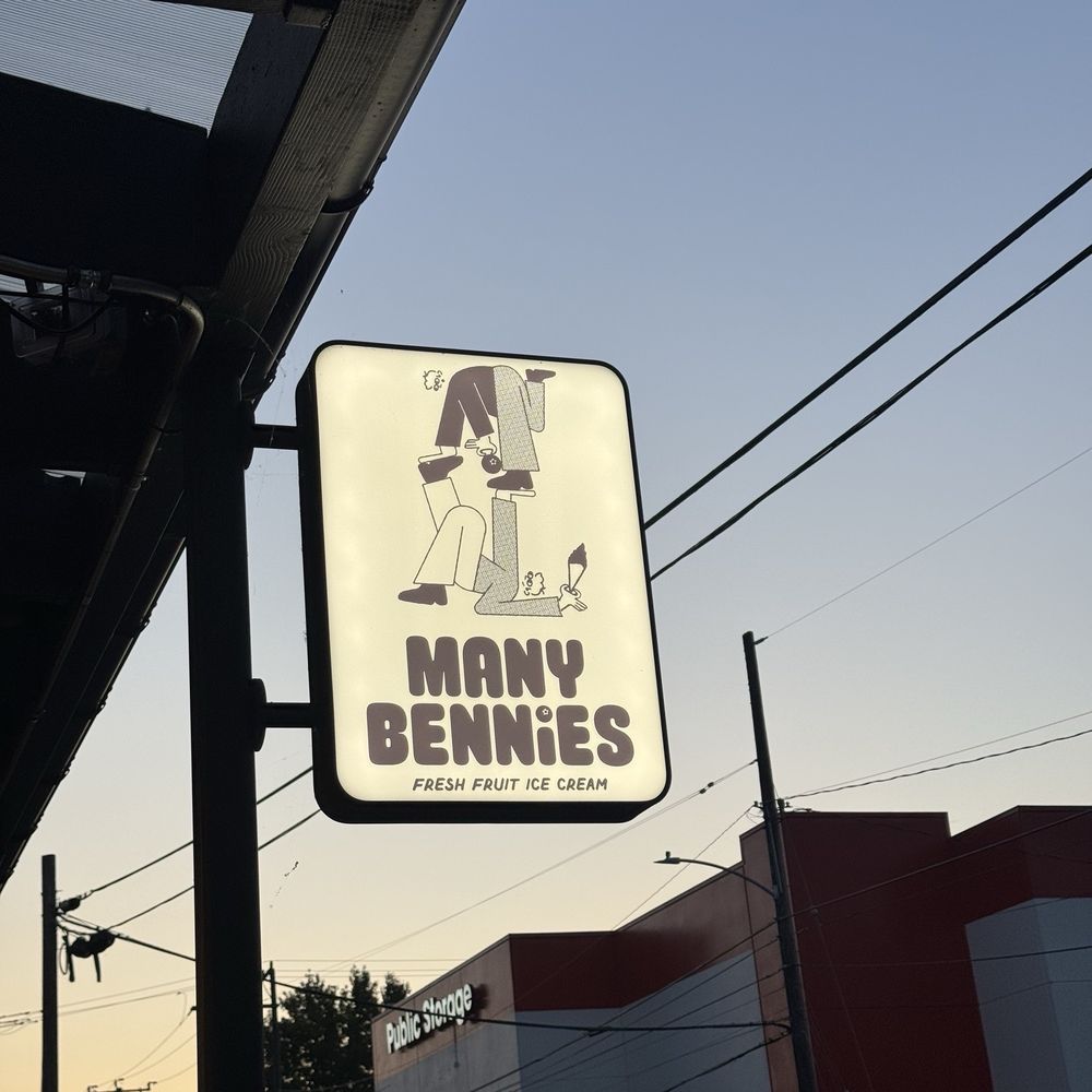 Many Bennies - exterior - Ice Cream & Frozen Yogurt Near Me - Seattle, Washington Many Bennies - exterior - Ice Cream & Frozen Yogurt Near Me - Seattle, Washington