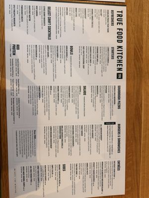 Menu photo 1 True Food Kitchen Edison, NJ