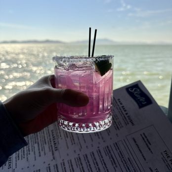 Skates On The Bay - Prickly Pear Spicy Margarita - Seafood Near Me - Berkeley, California