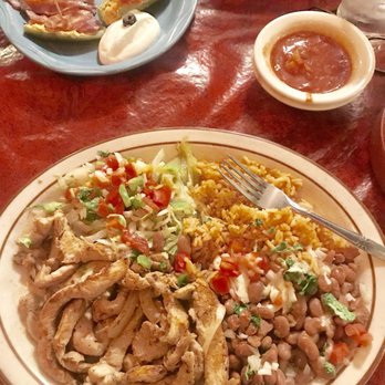 El Charro Avitia - Low fat chicken fajita plate. Mmmmm mmm good! - Mexican Near Me - Carson City, Nevada