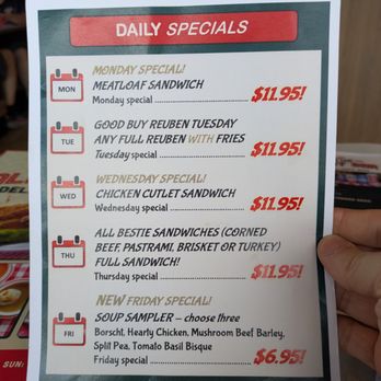 All The Best Delicatessen - Specials menu at All the Best Deli, Dayton - Sandwiches Near Me - Dayton, Ohio