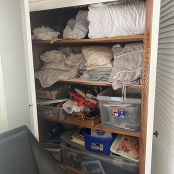 Kobi Organizing - A lot of pictures, linens, towels... - Home Organization Near Me Kobi Organizing - A lot of pictures, linens, towels... - Home Organization Near Me