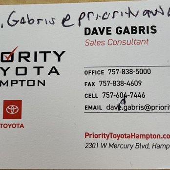 Priority Toyota Hampton - Auto Repair Near Me - Hampton, Virginia Priority Toyota Hampton - Auto Repair Near Me - Hampton, Virginia