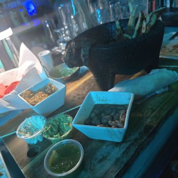 Tequila Catador - Molcajete... had a lot more food in it but got excited and started eating before taking a picture. - Mexican Near Me - Reno, Nevada Tequila Catador - Molcajete... had a lot more food in it but got excited and started eating before taking a picture. - Mexican Near Me - Reno, Nevada