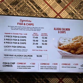 Lucky Louie Fish Shack - menu - Fish & Chips Near Me - Seattle, Washington