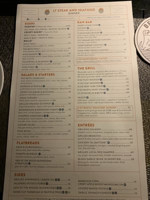 Menu photo 6 LT Steak & Seafood Miami Beach, FL