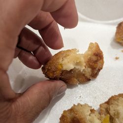 Detroit Seafood Spot - UNDERCOOKED hush puppies