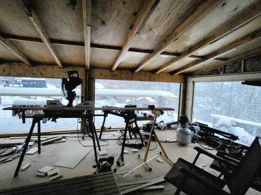 Hands And Feet Construction Logo