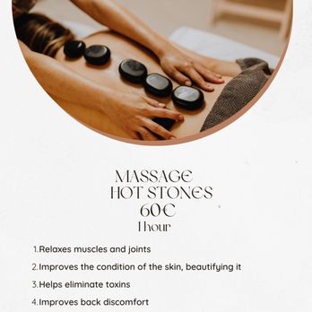 Star & Sun Wellness Beauty - hot stone massage
Price 60€ - Skin Care Near Me - Madrid, M Star & Sun Wellness Beauty - hot stone massage
Price 60€ - Skin Care Near Me - Madrid, M