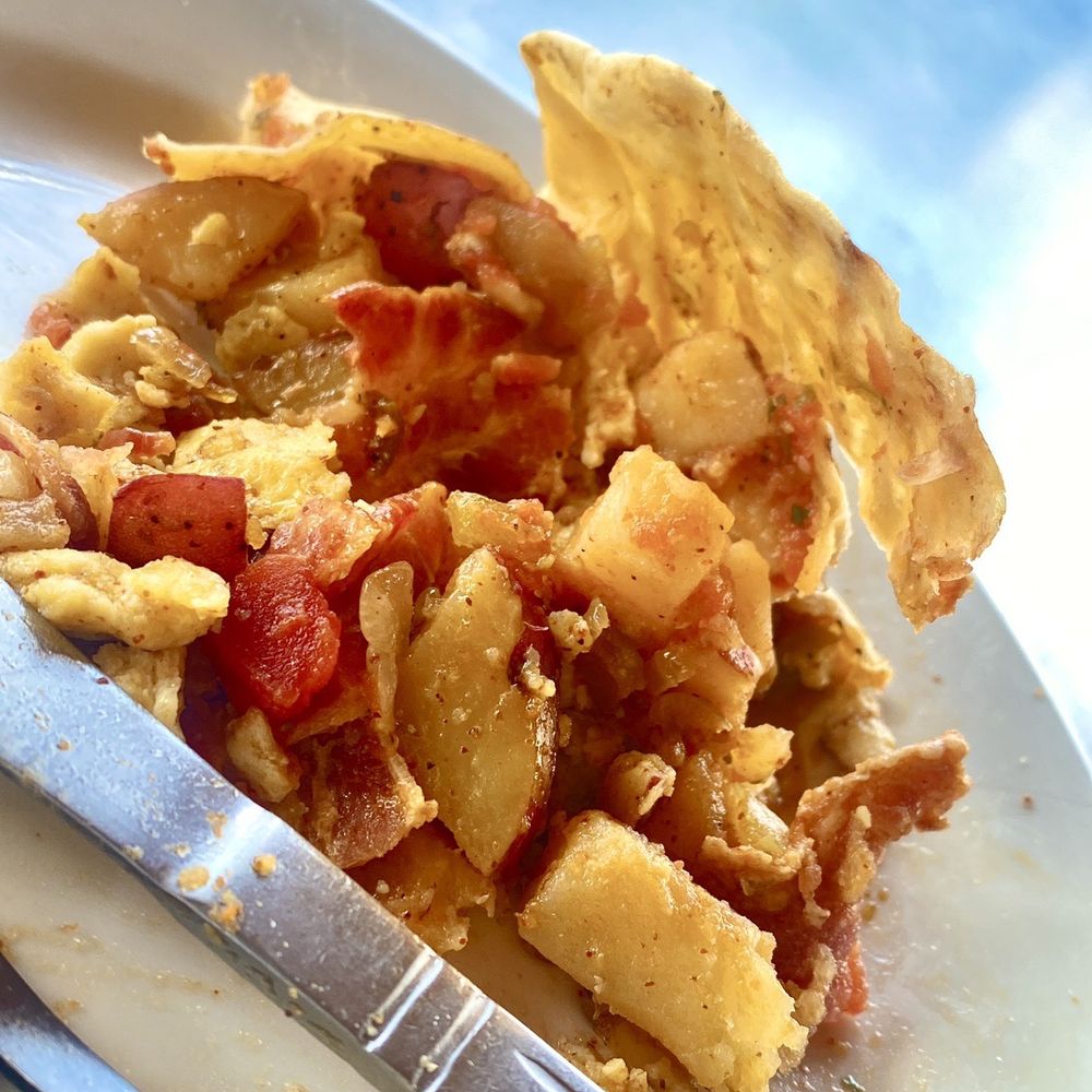 Bacon burrito