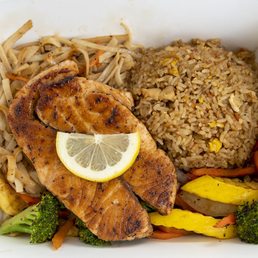 Hibachi Salmon