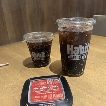 Habit Burger & Grill - Busy location. Once the beeper goes off, food is ready. - Burgers Near Me - Glendale, California