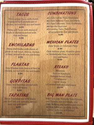 Menu photo 6 Las Fuentes Restaurant El Paso, TX