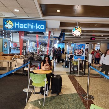 Hachi-ko - C Concourse. Can't spell Poke. Raw fish at an airport stand, what could go wrong? - Sushi Bars Near Me - Seattle, Washington