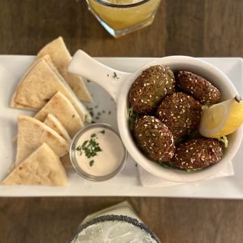 Tula Kitchen - Falafel appetizer is a must! Very crisp, warm and delicious. - Vegan Near Me - Bay Shore, New York