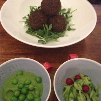 Olmsted - Green pea falafel - New American Near Me - Brooklyn, New York