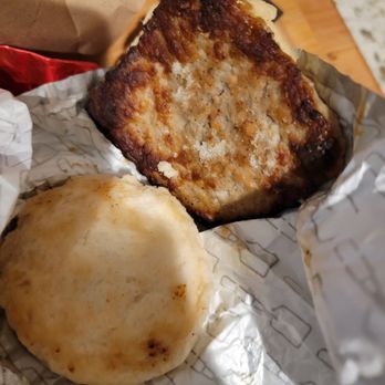 Wendy's - Breakfast sandwich missing the egg and cheese - Fast Food Near Me - Garden Grove, California Wendy's - Breakfast sandwich missing the egg and cheese - Fast Food Near Me - Garden Grove, California