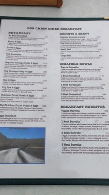 Menu photo 4 Log Cabin Diner Klamath, CA
