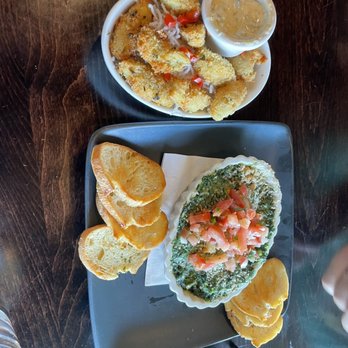 Chart House - Spinach & Artichoke Dip and Fried Artichokes happy hour - Seafood Near Me - Dana Point, California