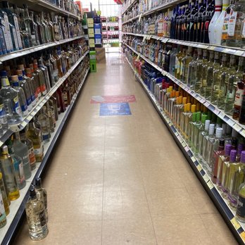 Avalon Discount Liquor - empty shelves in a liquor store - Beer, Wine & Spirits Near Me - Stafford, Texas
